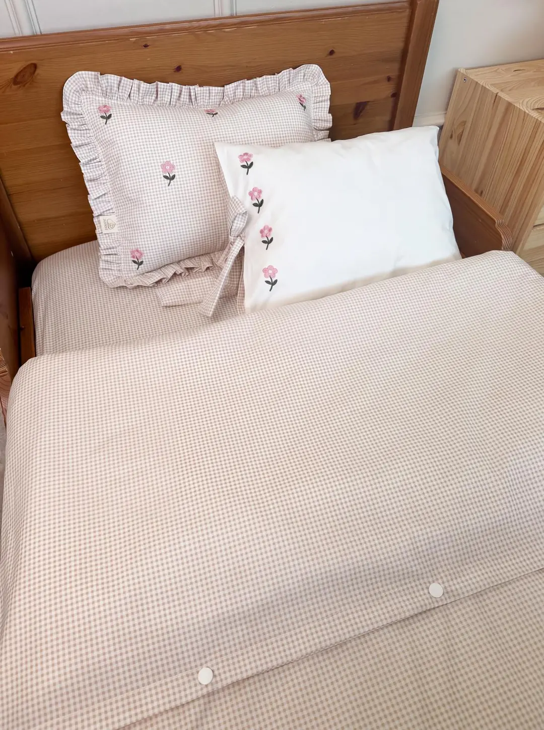 NEVRESİM TAKIMI TAM SET- PAPATYA MODEL EKOSE
