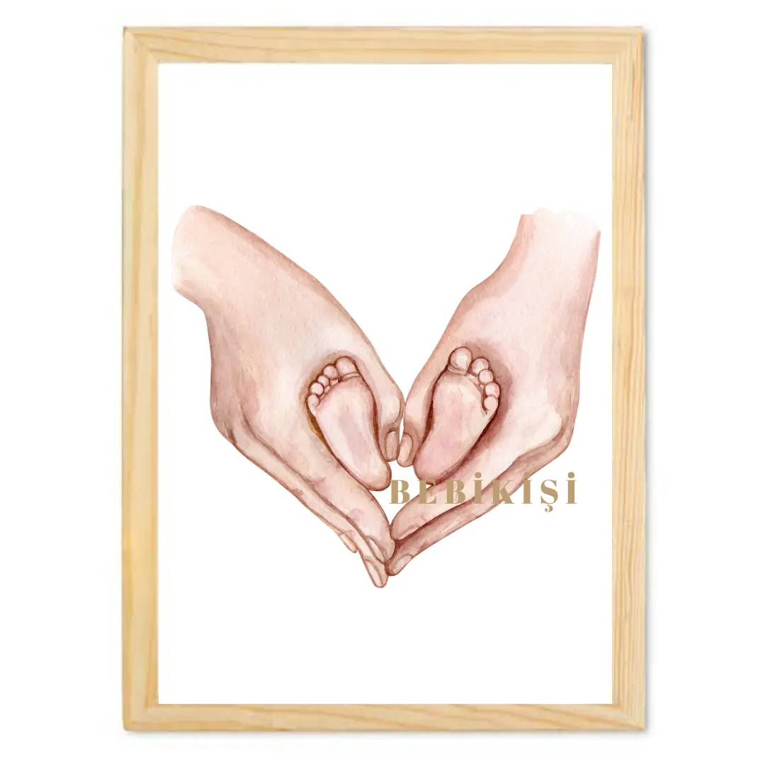 30X40 TEKLİ AHŞAP TABLO - 39