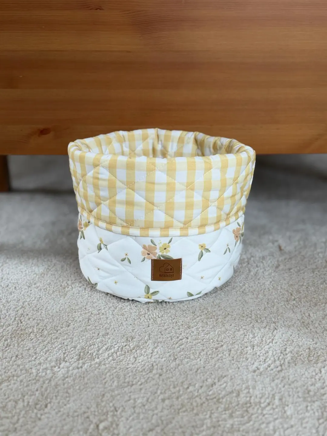 KAPİTONE BEBEK SEPET ORGANİZER HONEY BLOOM