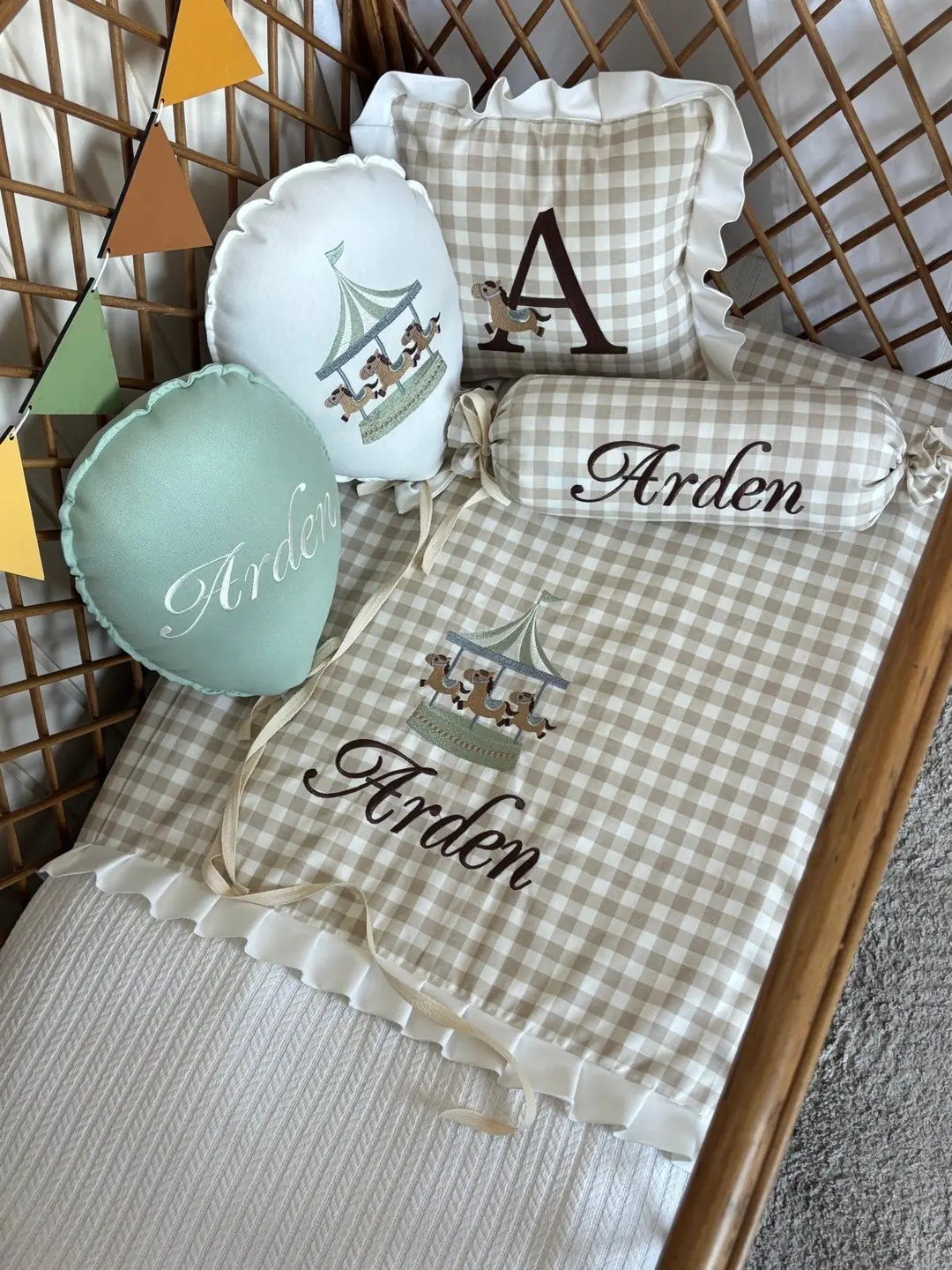 PİKE TAKIMI 5'Lİ SET ATLI KARINCA BALONLU - MİNT SET