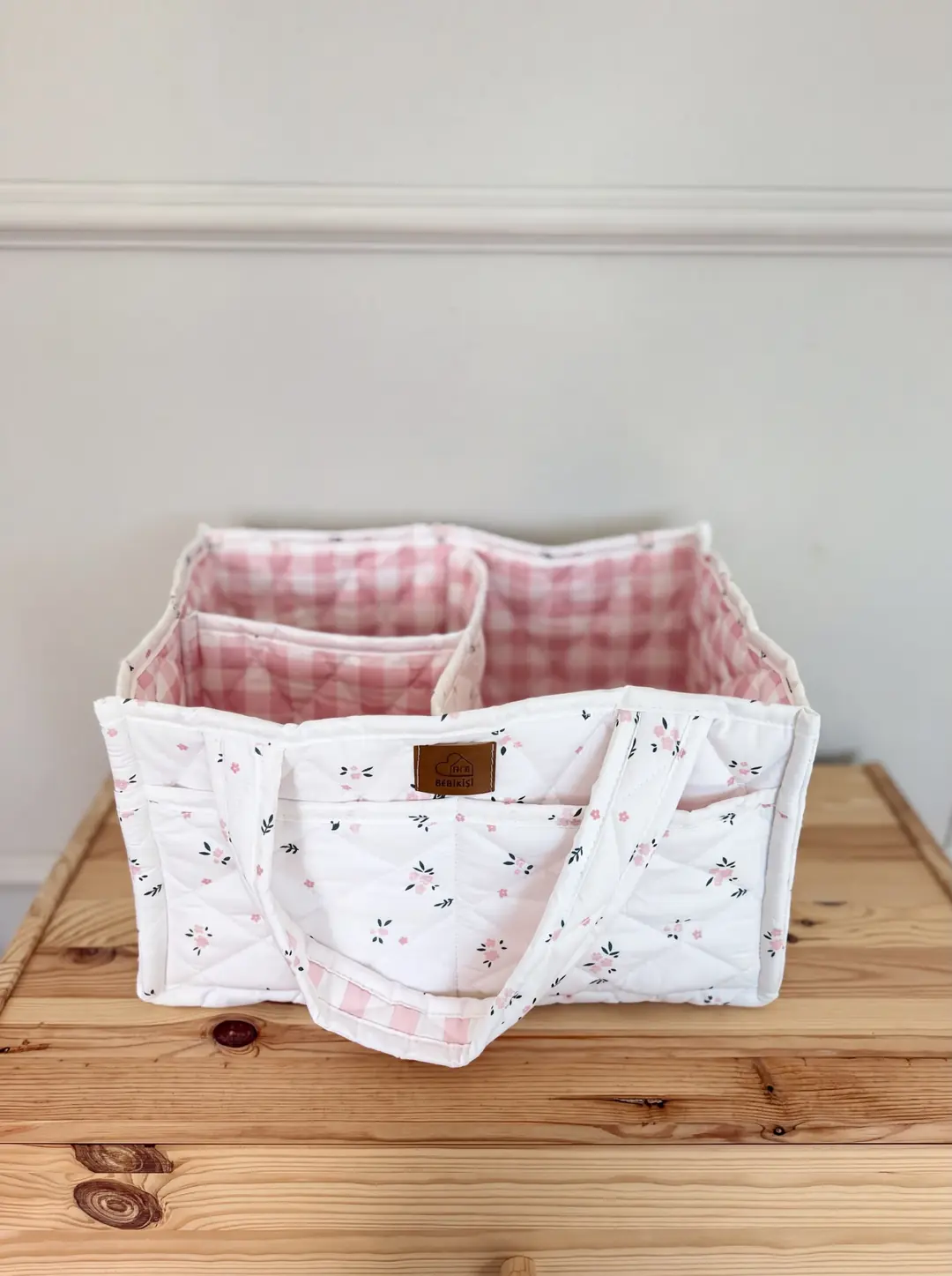 Bölmeli Sepet Organizer Blush Garden 4