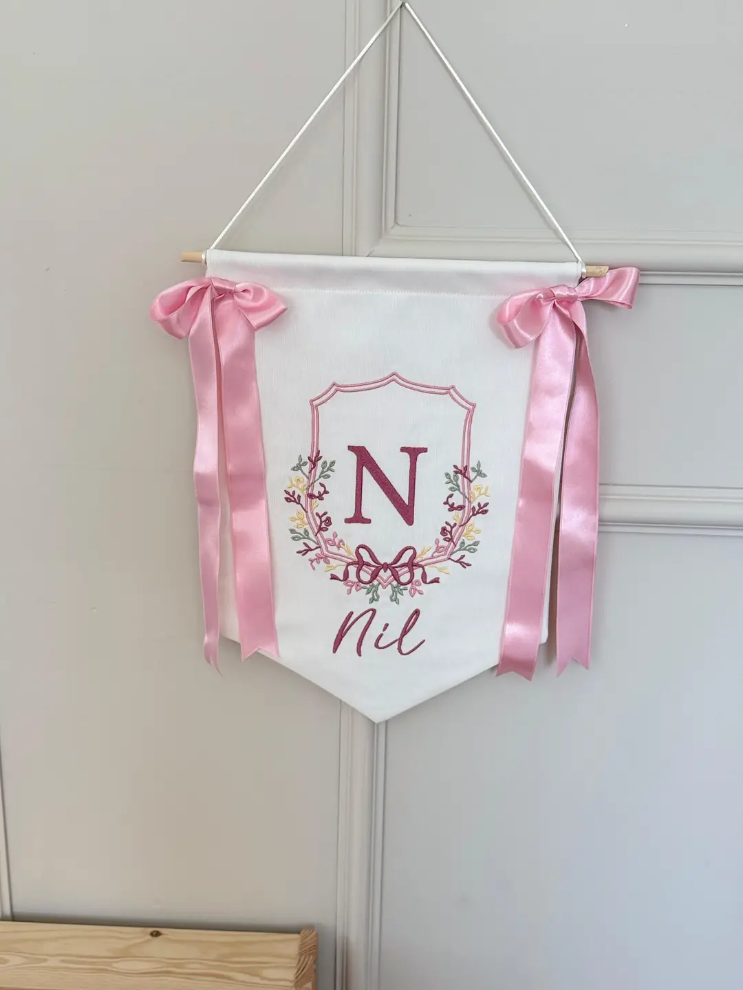 KAPI SÜSÜ FLAMA ARMA PEMBE TONLARI