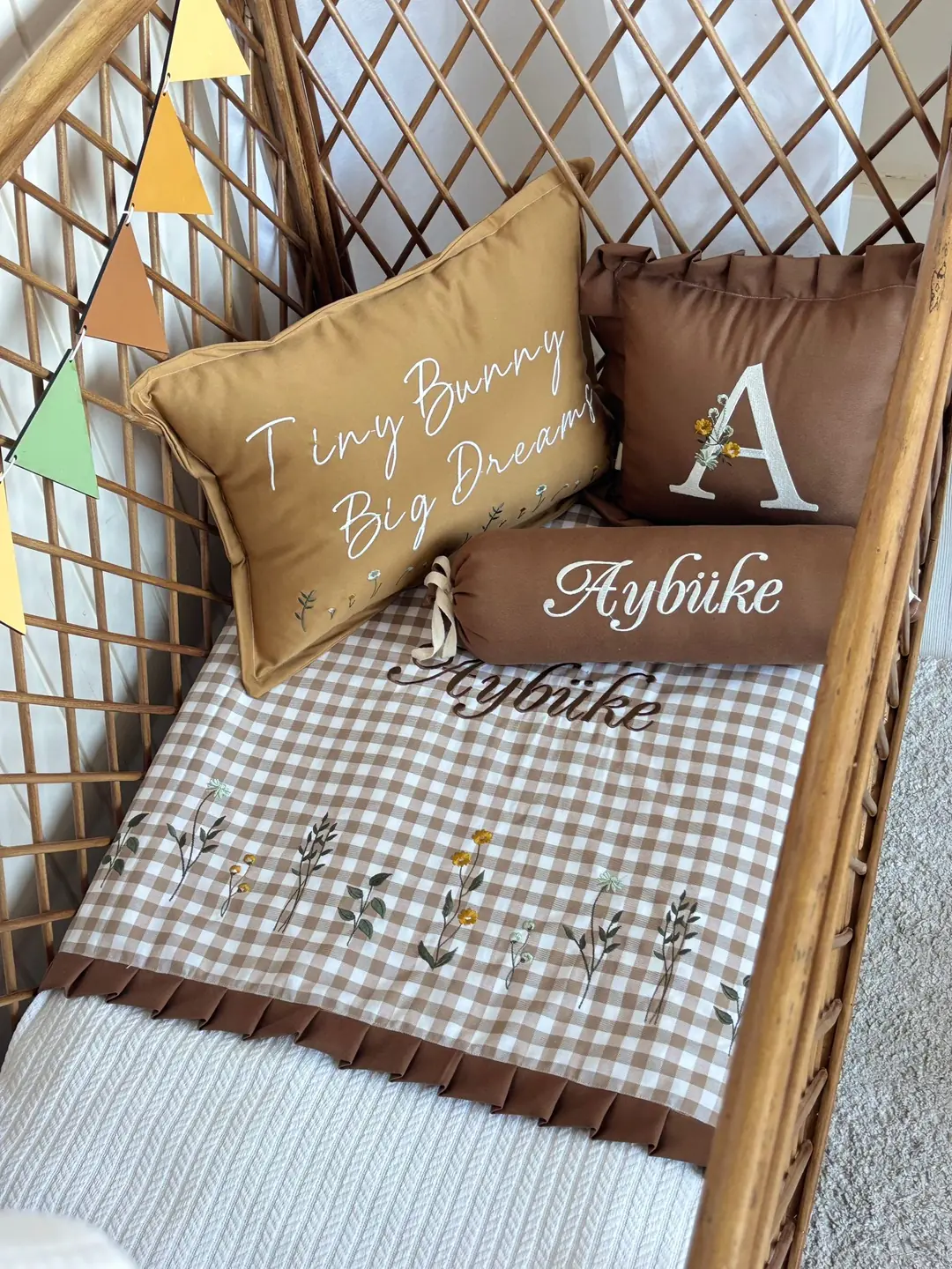 PİKE TAKIMI 4'LÜ TINY BUNNY - SLOGANLI KIZ 4LÜ SET