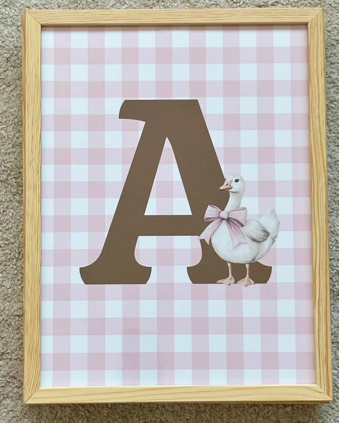 PÖTİKARE 30X40  POSTERLİ ÇERÇEVE - PEMBE
