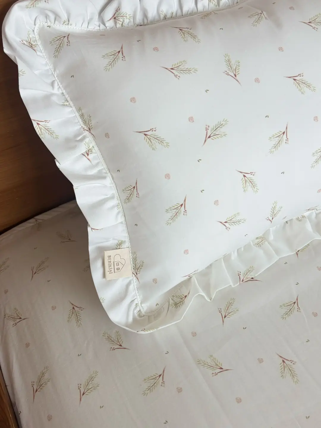 YASTIK KILIFLI PİKE TAKIMI WOODLAND
