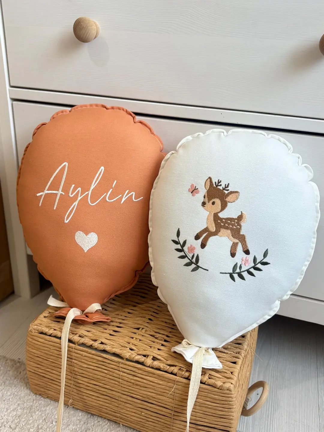 NAKIŞ BALON İSME ÖZEL 2'Lİ CEYLAN - TURUNCU