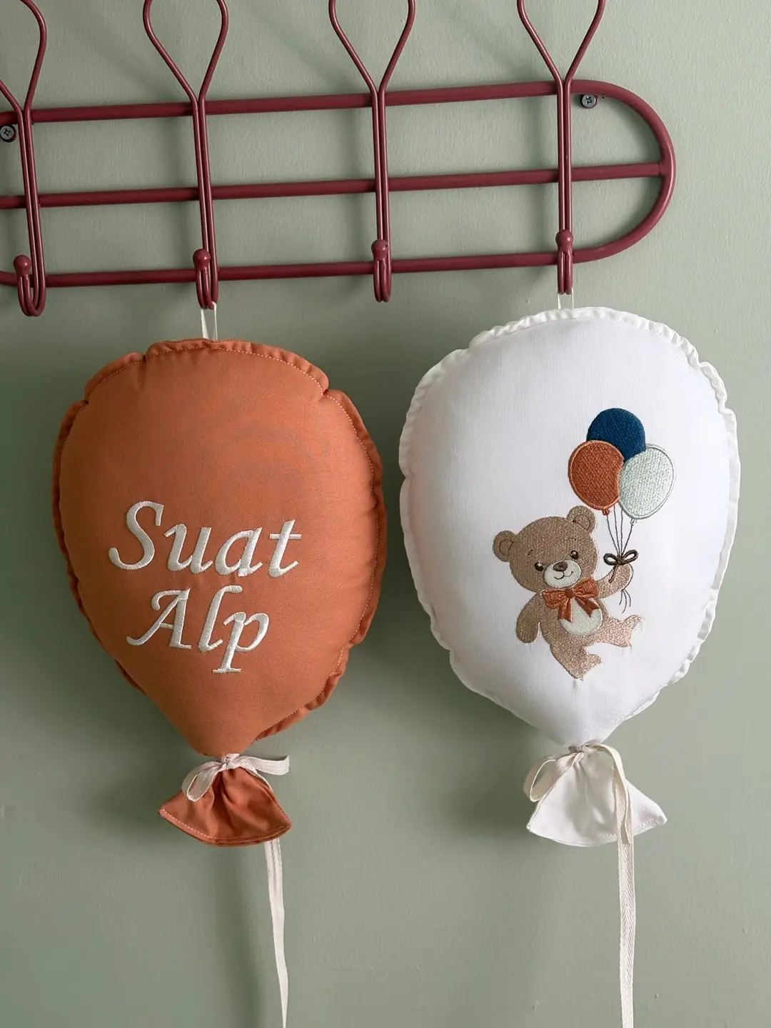 NAKIŞ BALON İSME ÖZEL 2'Lİ BALONLU AYICIK
